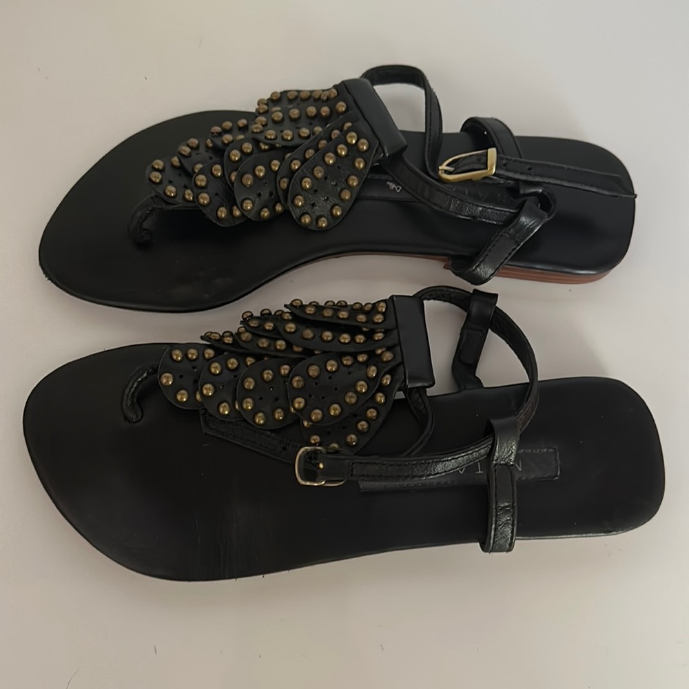 Barely worn Natasha embellished sandal size 37